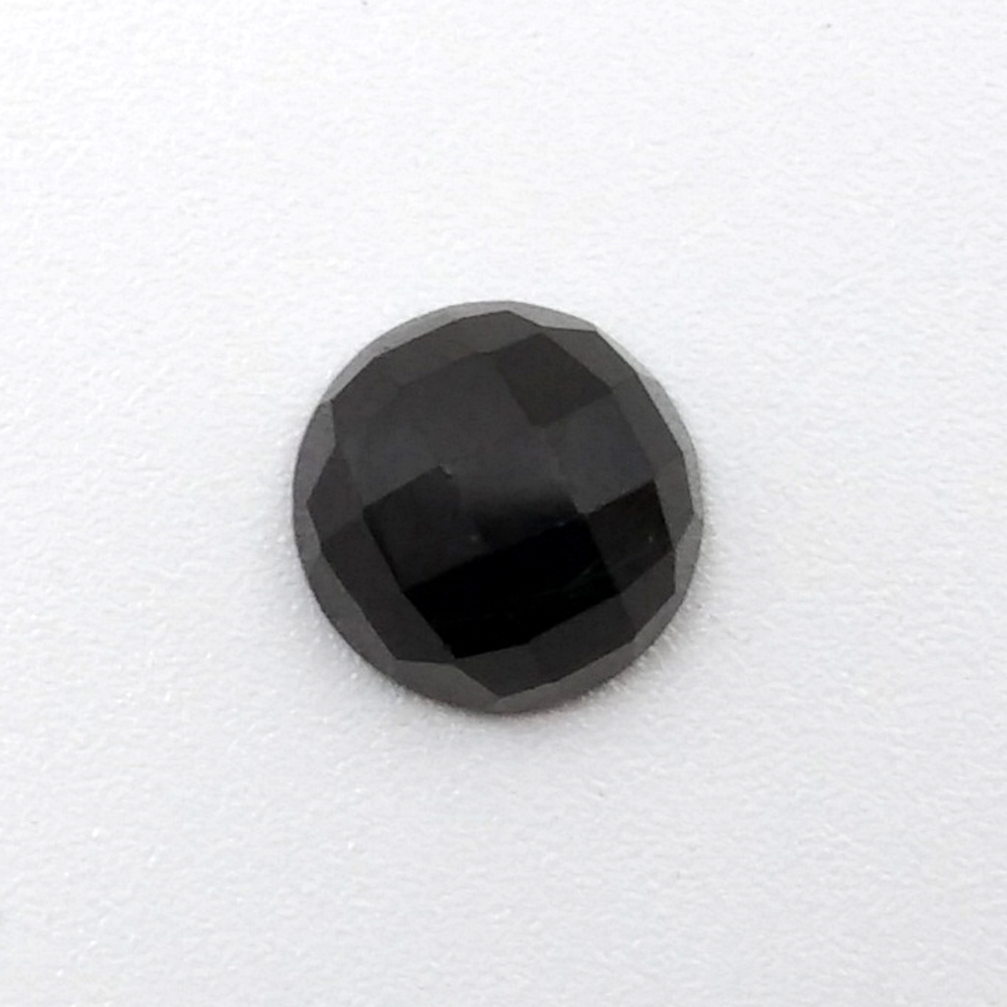 Black Spinel Round rose cut