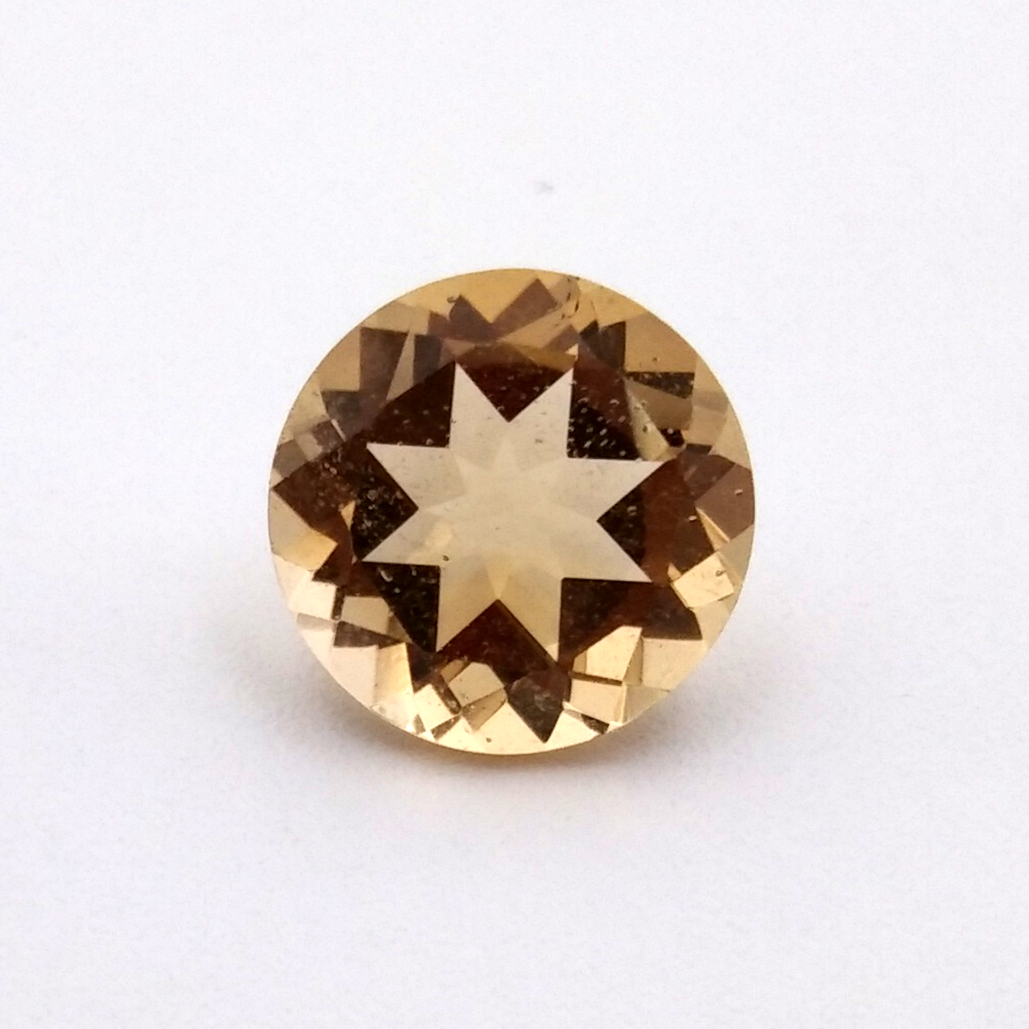 Champagne quartz Round Cut