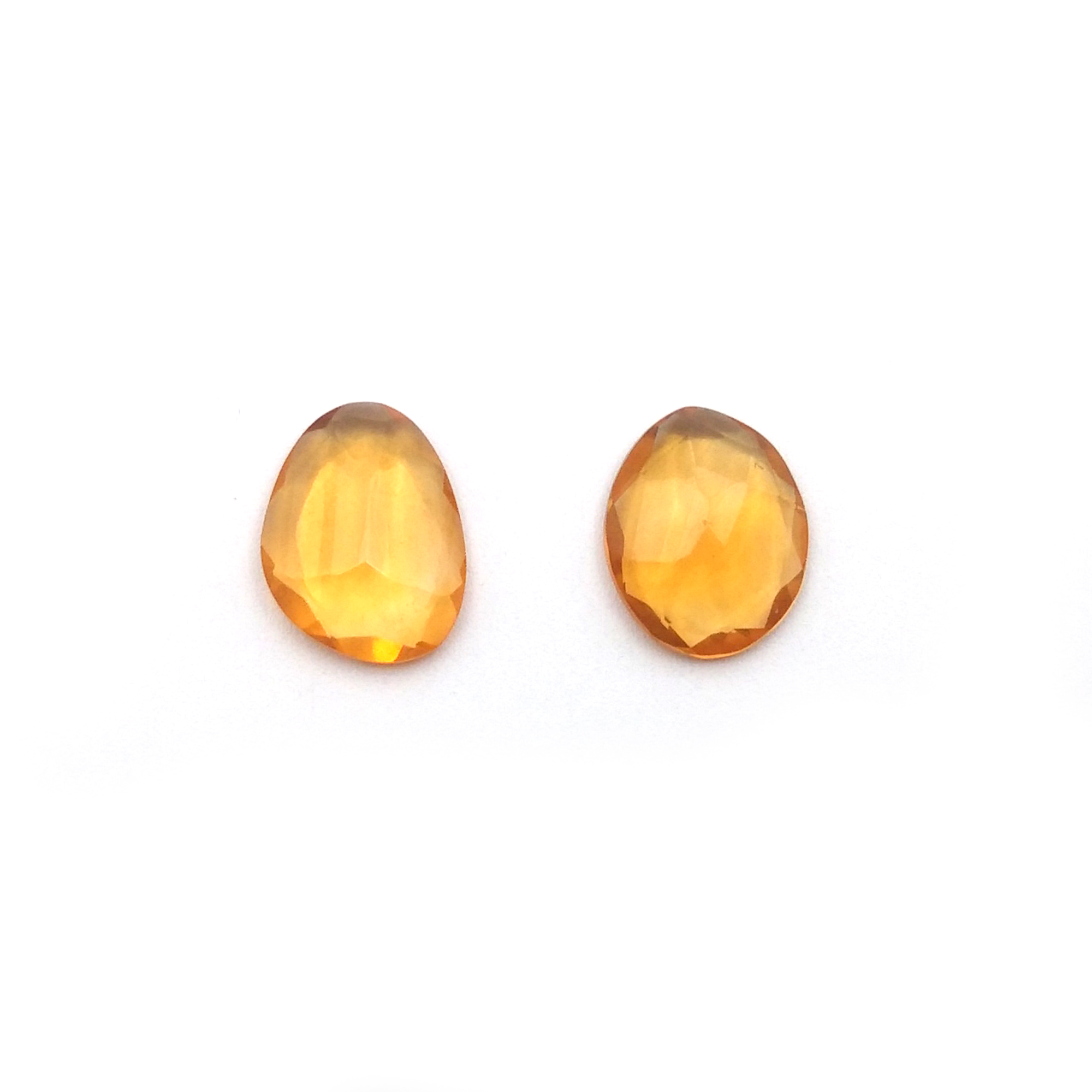 Citrine Fancy shape Slice Normal Cut
