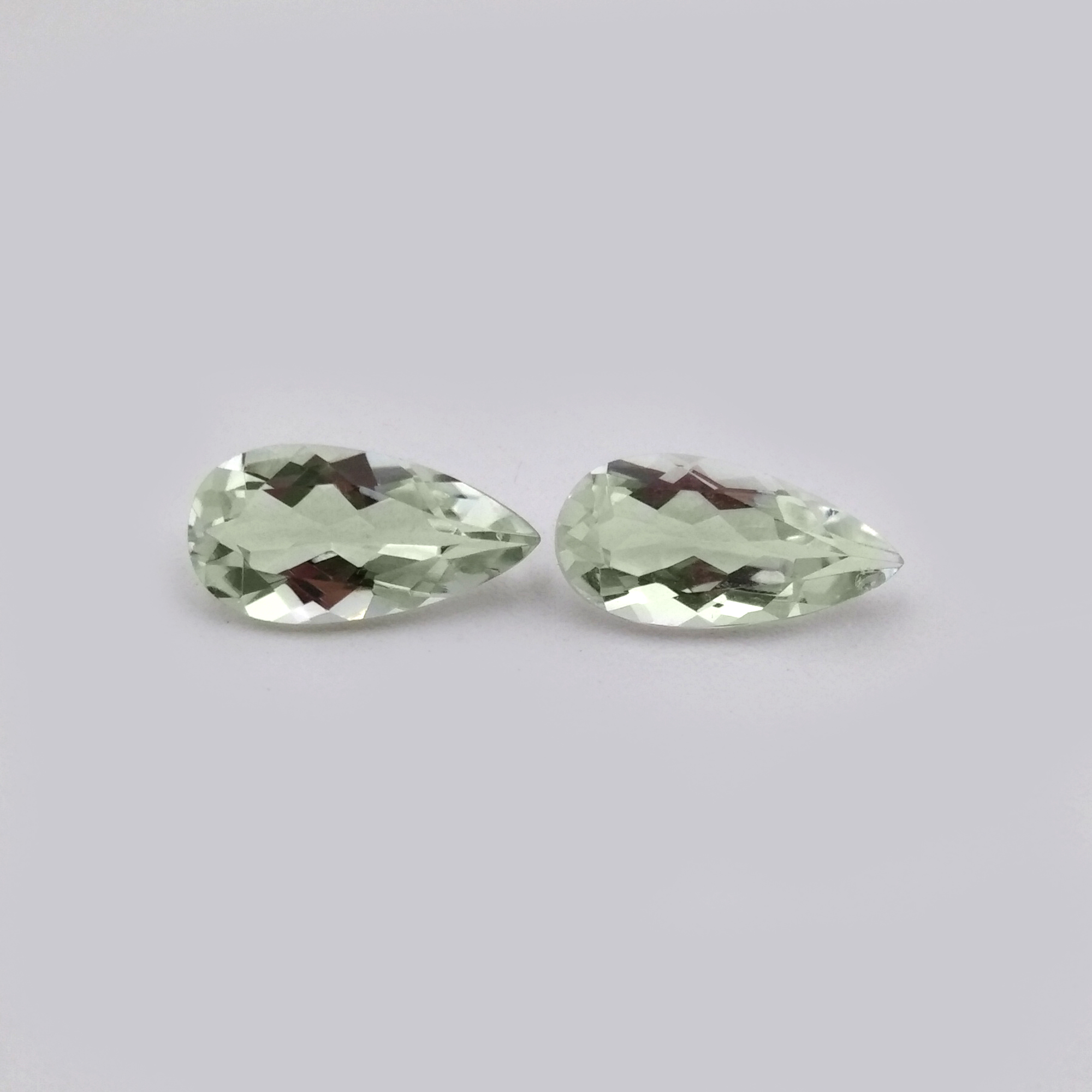 Green Amethyst Pear Cut