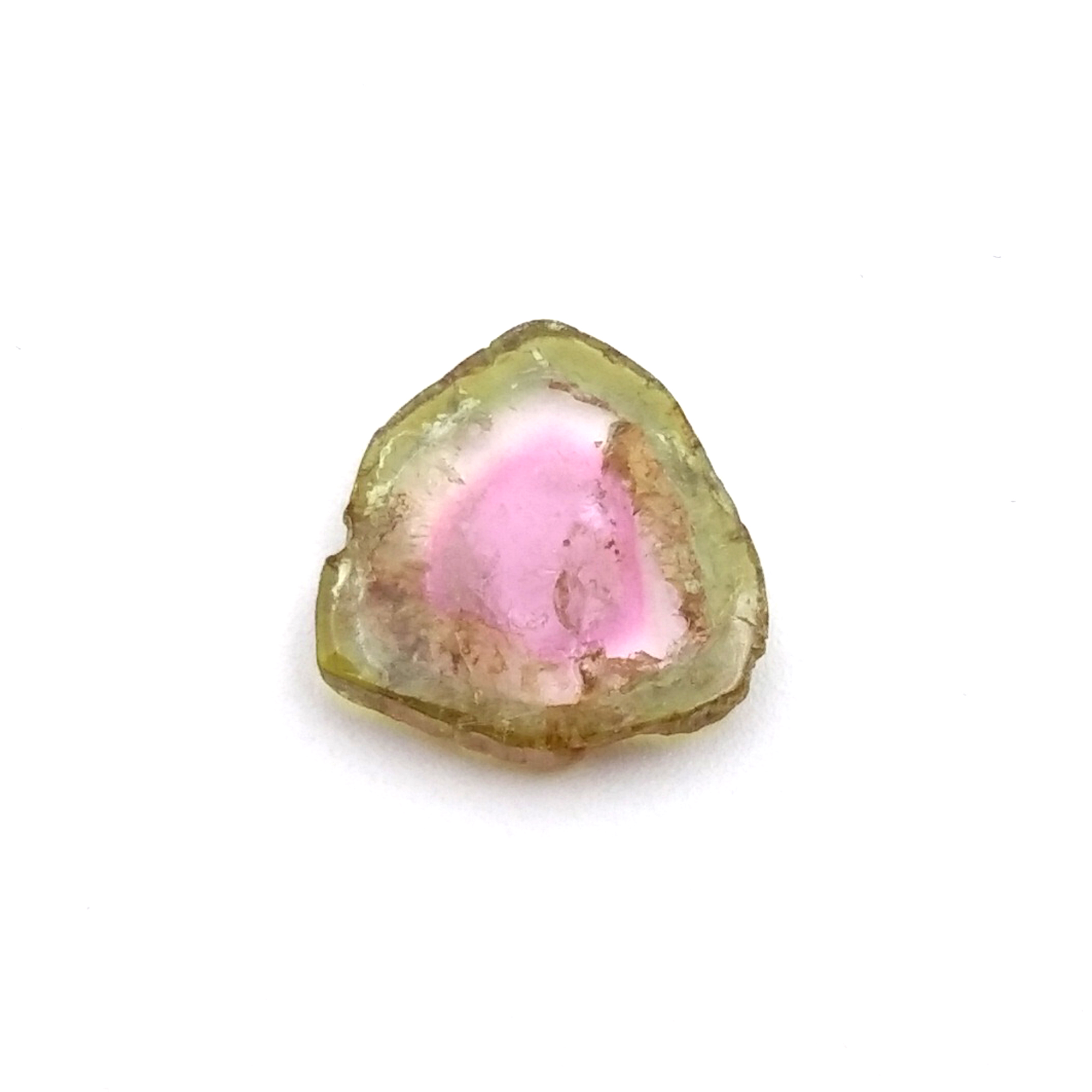 Multi Tourmaline Fancy shape Slice Normal Cut