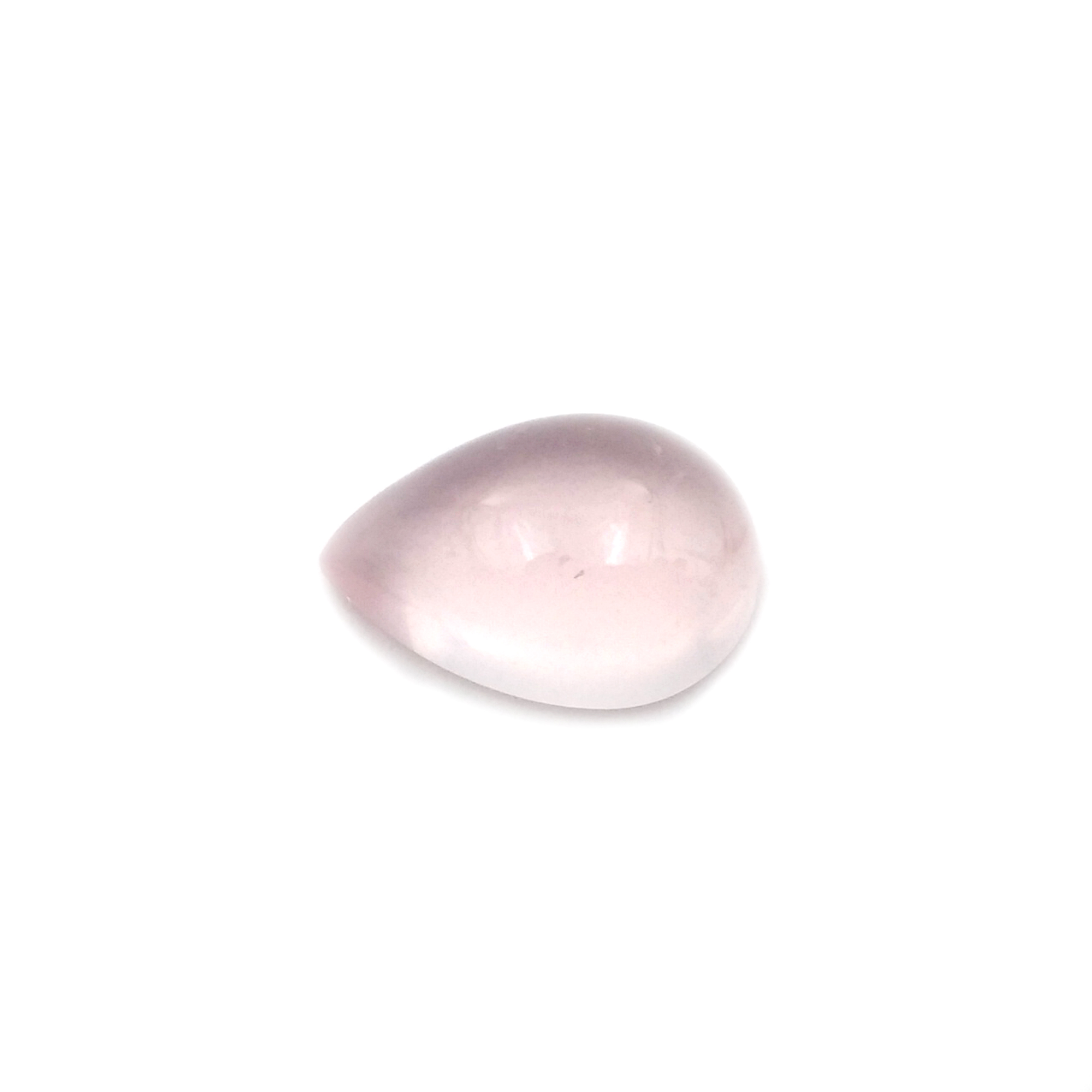 Rose Quartz Pear Cabochon   